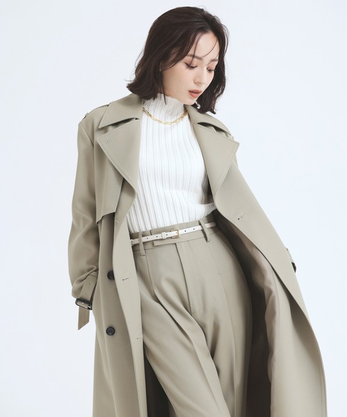 anuans（アニュアンス） ベルト プレーンナローベルト レディース