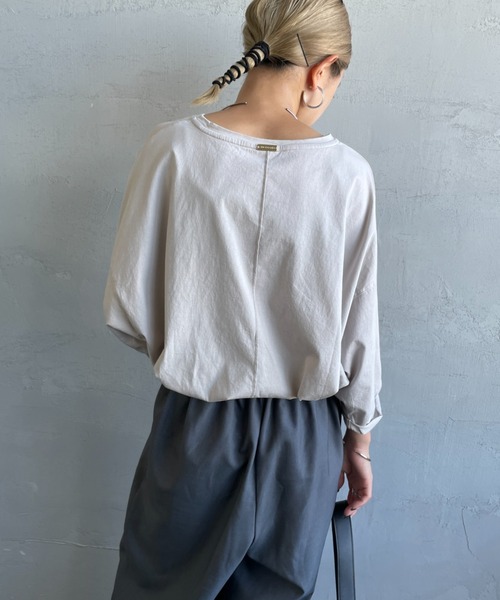 【タグ付き】 MICA＆DEAL✕Le minor ワイドスリーブTシャツ S タグ付き】 MICA＆DEAL✕Le minor ワイドスリーブTシャツ S