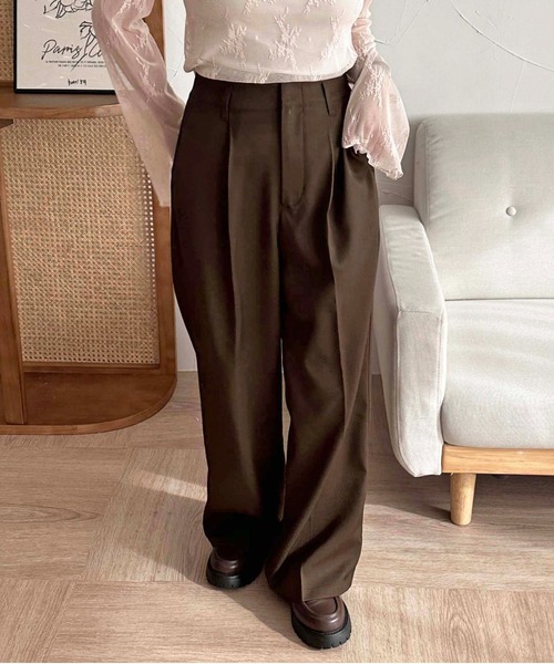 apres jour（アプレジュール） スラックス パンツ 「apres jour clair