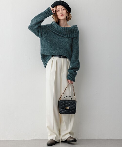 23区（ニジュウサンク） ニット セーター 「洗える」エアリーベビー