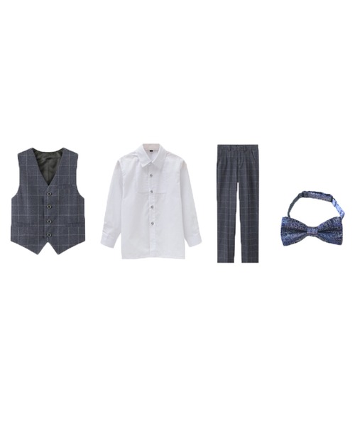 DAY CLOSET セットアップ キッズスーツ 長袖クリスタルライク