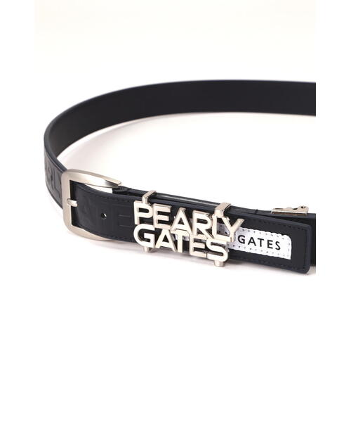 PEARLY GATES メンズ ベルト PEARLY GATES ベルト 「PEARLY GATES」ロゴアクセントレザー