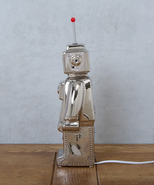 【送料込】DULTON PORCELAIN ROBOT LIGHT CHROME DULTON ONLINE SHOP | PORCELAIN ROBOT LIGHT CHROME(ROBOT