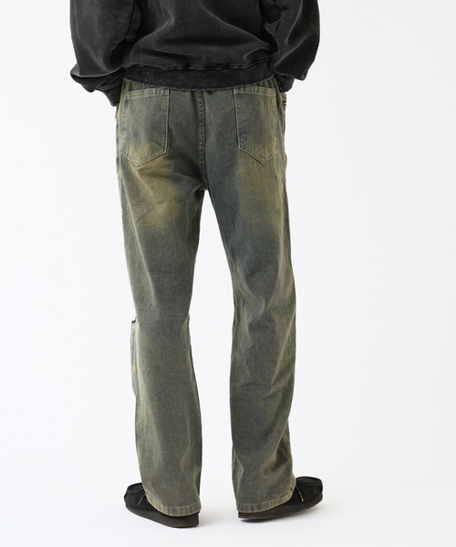 Theater code ジーンズ punkish damage denim pants / パン