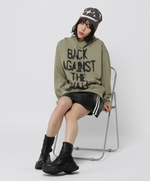 パーカー 「UNISEX」ISTKUNST／BAW フーディー（ウラケ） レディース ISTKUNST パーカー 「UNISEX」ISTKUNST／BAW フーディー（ウラケ