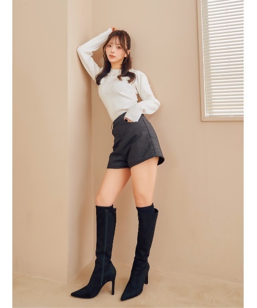 123♡ダーリッチ コート＋ショートパンツセット販売 Darich（ダーリッチ） パンツ キルティングショートパンツ レディース