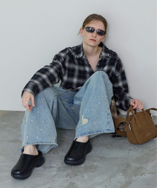 MAISON SPECIAL（メゾンスペシャル） スリッポン Vegan Leather Sabot