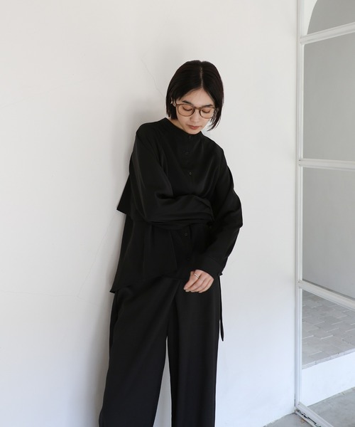 select MOCA Et ワイドパンツ スラックス パンツ 「Et」Wrap Belt Wide