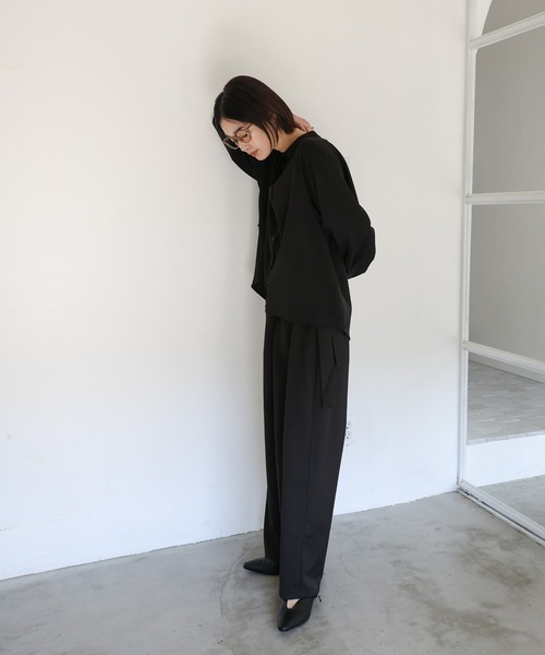 select MOCA Et ワイドパンツ スラックス パンツ 「Et」Wrap Belt Wide