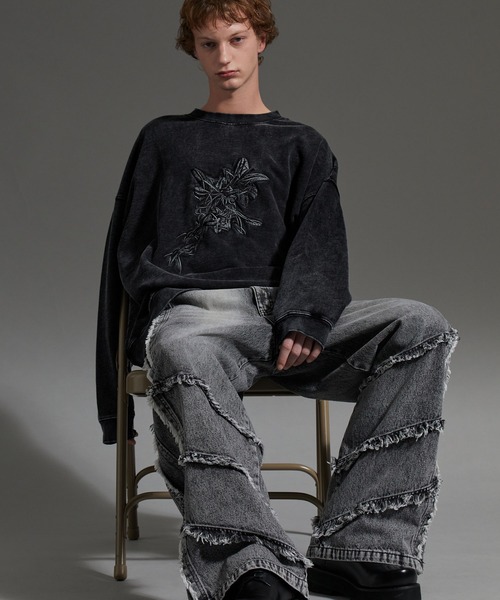 cussil（クシル） トレーナー スウェット 「cussil/クシル」ピグメント