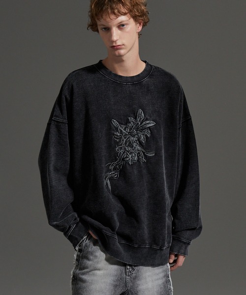 cussil（クシル） トレーナー スウェット 「cussil/クシル」ピグメント