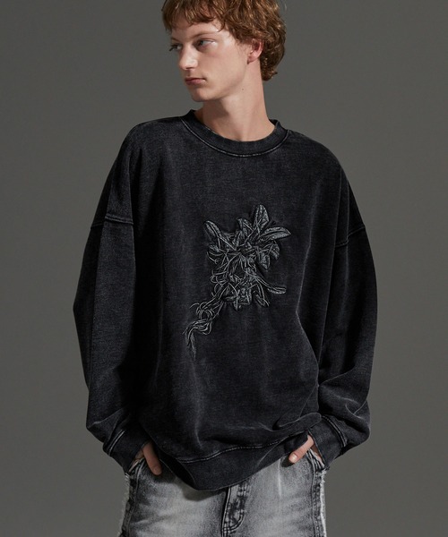 cussil（クシル） トレーナー スウェット 「cussil/クシル」ピグメント