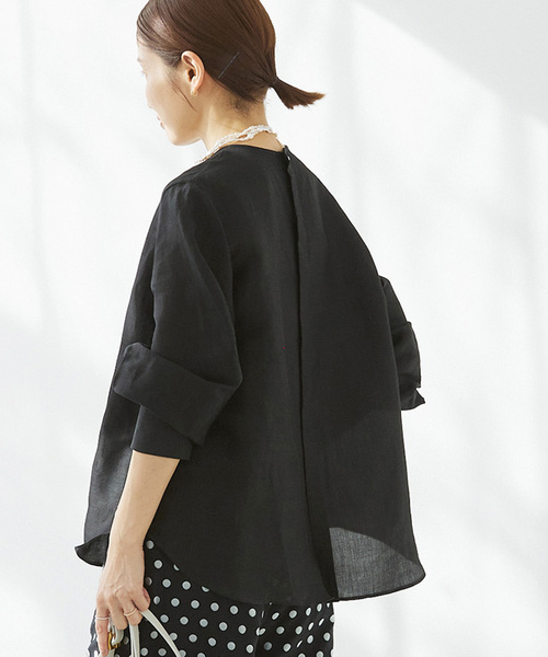 ラミーリヨセルノーカラーブラウス IENA｜ラミーリヨセルノーカラーブラウス | Rakuten Fashion