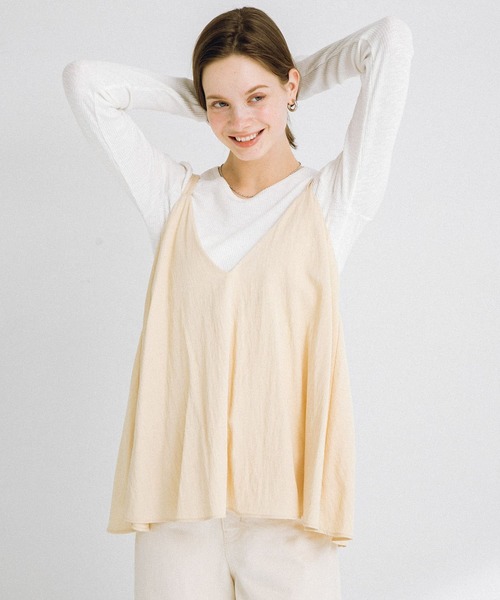 URBAN RESEARCH Sonny Label キャミソール フレアキャミビスチェ