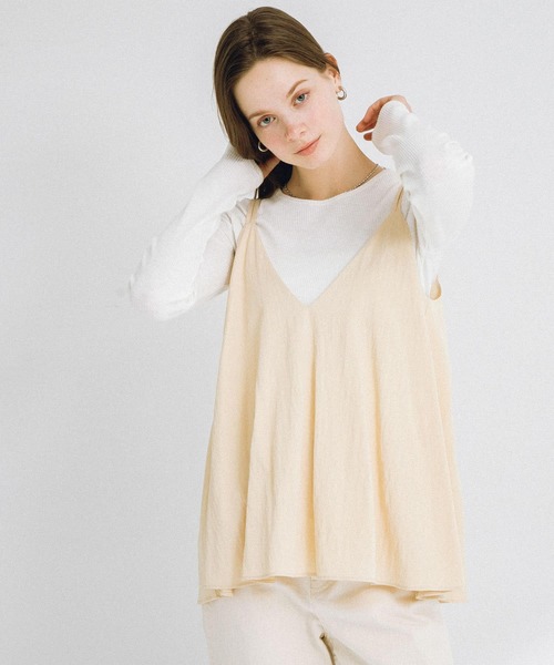 URBAN RESEARCH Sonny Label キャミソール フレアキャミビスチェ