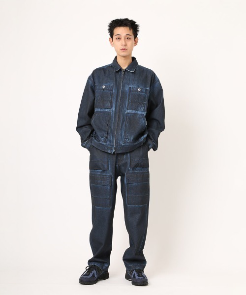 atmos デニムジャケット gジャン Denim Worker Jacket