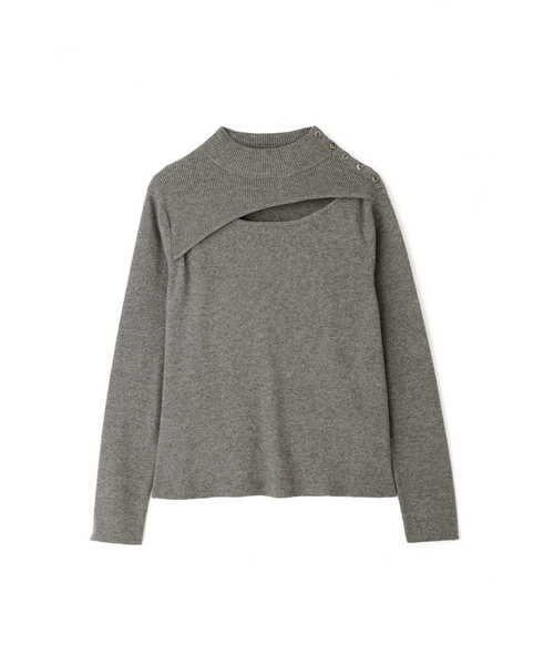 「PINKY&DIANNE」 長袖ニット 38 パープル レディース_画像5