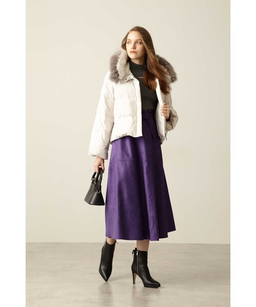 「PINKY&DIANNE」 長袖ニット 38 パープル レディース_画像8