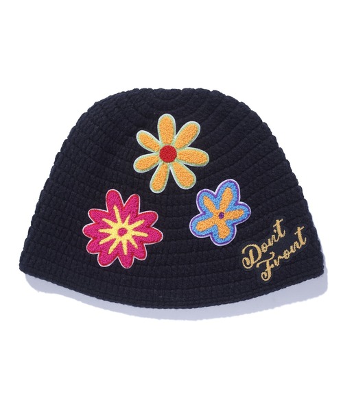 XLARGE 帽子 ハット CROCHET FLOWER KNIT HAT メンズ レディース