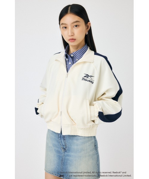 MOUSSY（マウジー） パーカー REEBOK トラックジャケット レディース