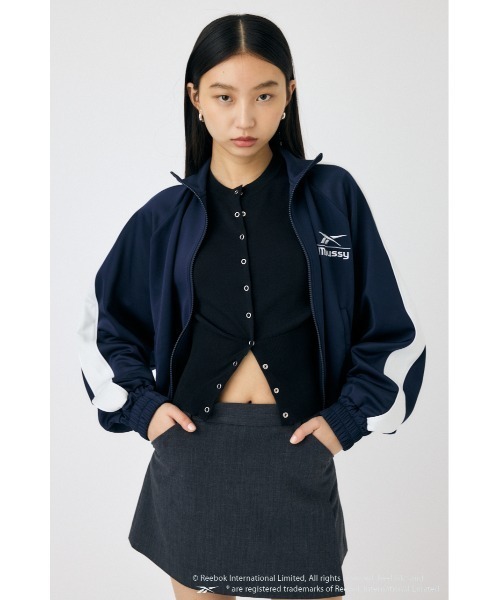 MOUSSY（マウジー） パーカー REEBOK トラックジャケット レディース