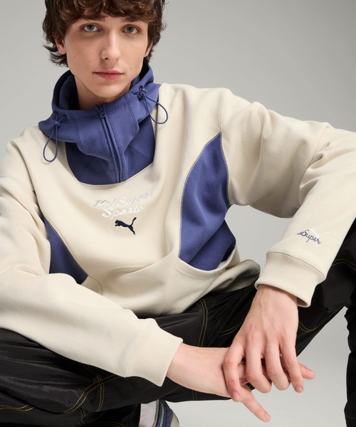 ★PUMA★PUMA x KIDSUPER メンズ パーカー PUMA X KIDSUPER HOODIE [SUGARED ALMOND] - KidSuper
