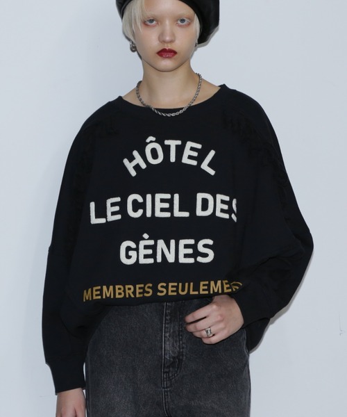 カットソー (GENE HEAVENS)GENE HEAVENS x SKEVE LOGO SWEAT GENE HEAVENS/GENE HEAVENS x SKEVE LOGO SWEAT – calif（カリフ
