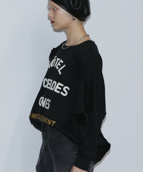 カットソー (GENE HEAVENS)GENE HEAVENS x SKEVE LOGO SWEAT GENE HEAVENS/GENE HEAVENS x SKEVE LOGO SWEAT – calif（カリフ