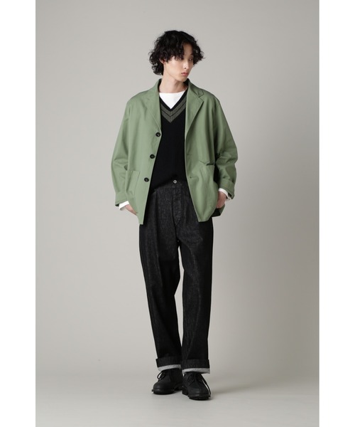 「MHL.」 ノースリーブニット LARGE ブラック メンズ