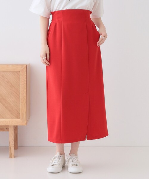 【美品】専用品、赤 スカート &カットソー 旅する赤いスカート【艶-TSUYA-SKIRT | RED】 | tells market（テルズ