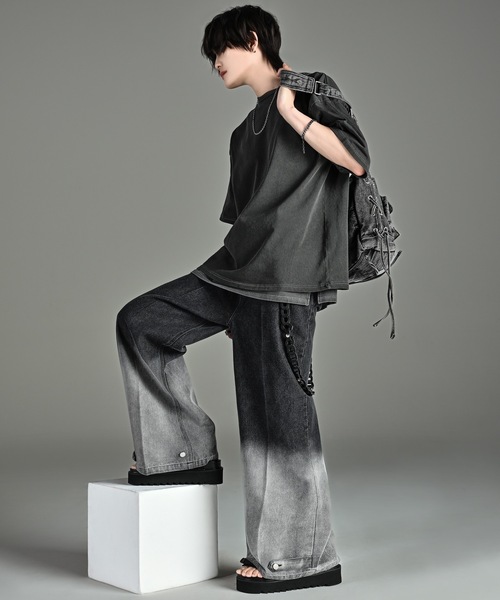 ADRER ショルダーバッグ vintage denim shoulder bag メンズ