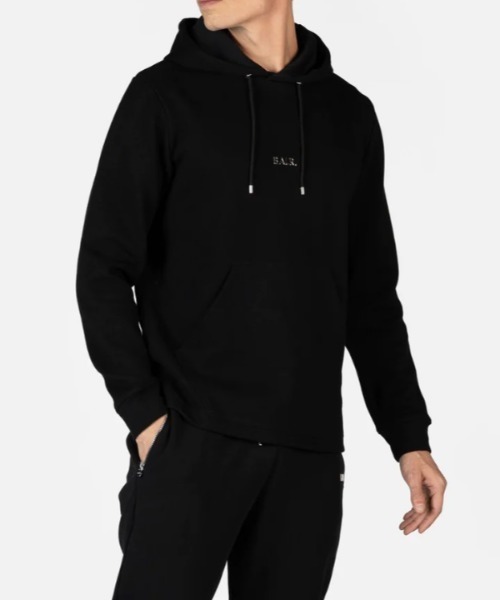 BALR. ☆ プルオーバー パーカー ブラック L BALR. 「BALR.」 プルオーバーパーカー L ブラック メンズ