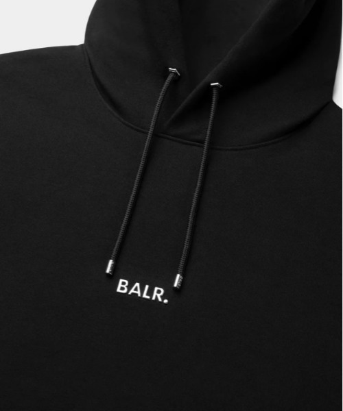 BALR. ☆ プルオーバー パーカー ブラック L BALR. 「BALR.」 プルオーバーパーカー L ブラック メンズ