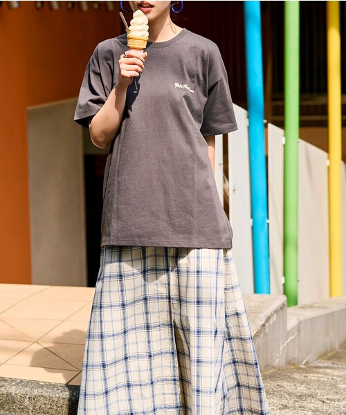 ICECREAM グラフィックロゴプリントカットソー 半袖 ブラック FREAK'S STORE tシャツ 限定展開 YEH ice cream バック プリント