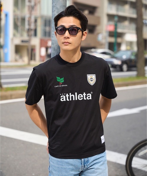 ATHLETA tシャツ 「 athleta 」プリントTシャツ レディース