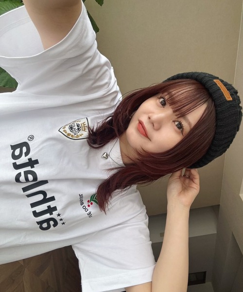 ATHLETA tシャツ 「 athleta 」プリントTシャツ レディース