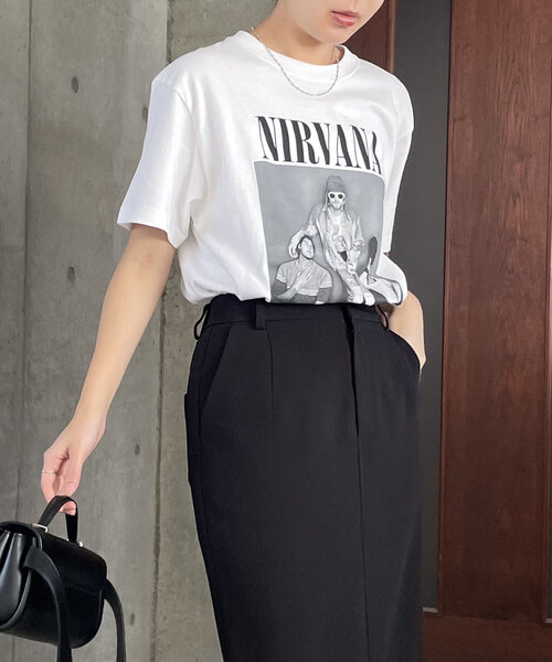 tシャツ 「GOOD ROCK SPEED」NIRVANA Tシャツ レディース GOOD ROCK SPEED tシャツ (グッドロックスピード) NIRVANAフォト
