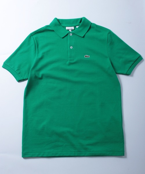 [LACOSTE] [KIDS] рубашка-поло с коротким рукавом - свет желтый женский 