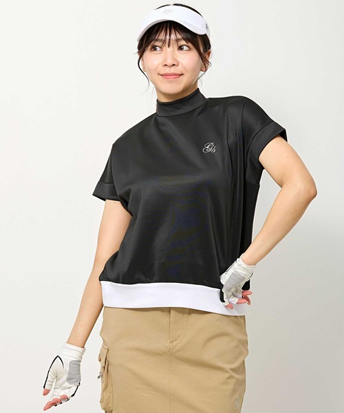 TopIsm（トップイズム） ゴルフ ゴルフウェア モックネックシャツ 半袖