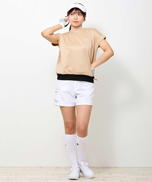 TopIsm（トップイズム） ゴルフ ゴルフウェア モックネックシャツ 半袖