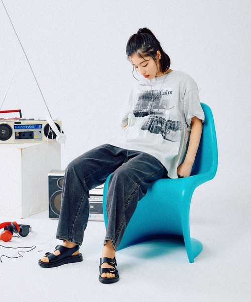 LEPSIM 切り替えリメイク風ロゴT LEPSIM｜切り替えリメイク風ロゴT | Rakuten Fashion(楽天