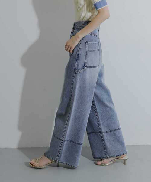 [SENSE OF PLACE by URBAN RESEARCH] Denim брюки MEDIUM черный женский 