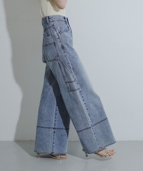 [SENSE OF PLACE by URBAN RESEARCH] Denim брюки MEDIUM черный женский 