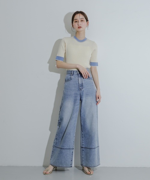 [SENSE OF PLACE by URBAN RESEARCH] Denim брюки MEDIUM черный женский 
