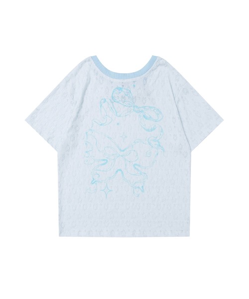 tシャツ 半袖 「HOOK」for girls リボンデザインTシャツ (SS