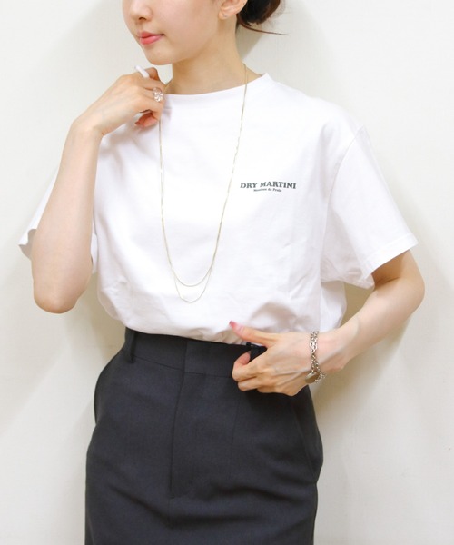 ★レディース THE SHINZONE ザシンゾーン COCKTAIL TEE カクテル プリントTシャツ 品番:25MMSCU14 2025春夏【1枚までメール便可】 シンゾーン THE SHINOZNE カクテル プリントTシャツ COCKTAIL
