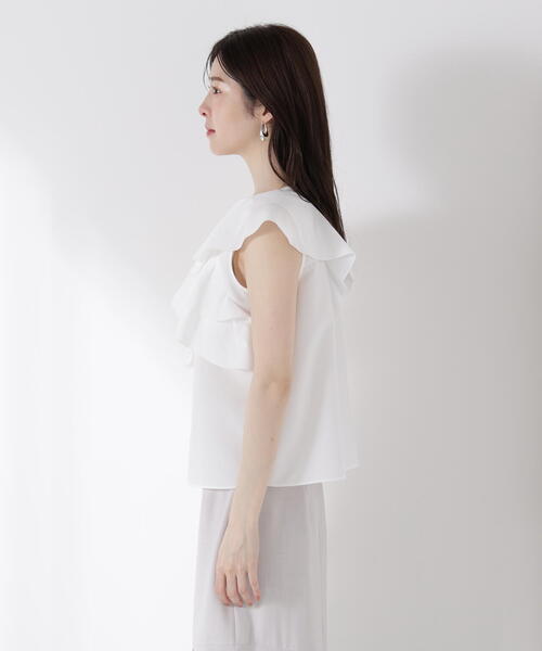 PROPORTION BODY DRESSING ブラウス シャツ フリル半袖ブラウス