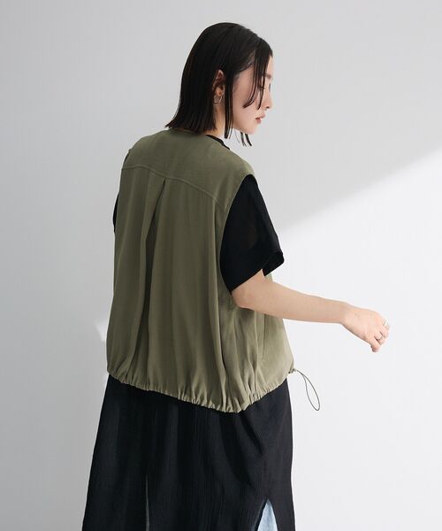 Green Parks（グリーンパークス） ベスト ジレ シアーZIPベスト
