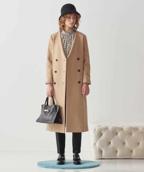 Tiara（ティアラ） チェスターコート S キャメル レディース