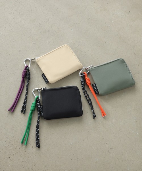 ALTROSE（アルトローズ） 財布 ナイロン コードストラップ L字 ミニ